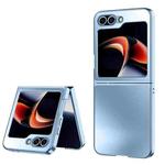 For Samsung Galaxy Z Flip6 5G AG Frosted Folding Shockproof Phone Case(Light Blue)
