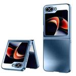 For Samsung Galaxy Z Flip6 5G AG Frosted Folding Shockproof Phone Case(Deep Blue)
