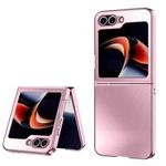 For Samsung Galaxy Z Flip7 5G AG Frosted Folding Shockproof Phone Case(Pink)