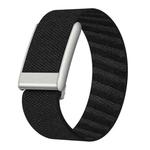 For WHOOP 5.0 Regular Elastic Force Decorative Design Nylon Watch Band(Black)
