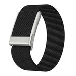 For WHOOP 5.0 Electrocardiogram Elastic Force Decorative Design Nylon Watch Band(Black)
