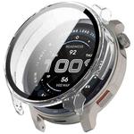 For Amazfit Balance 2 Tempered Film Integrated PC Watch Protective Case(Transparent)