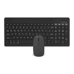 2858+030 Rechargeable Wireless Bluetooth Keyboard Silent Mouse Set with 800/1200/1600 DPI(Black)