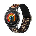 20mm Universal Mechanical Drip Elastic Nylon Watch Band(Classic Leopard)