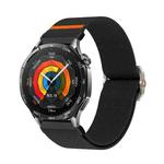 22mm Universal Mechanical Drip Elastic Nylon Watch Band(Black)