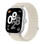 For Redmi Watch 5 / Watch 4 Woven Nylon Hook And Loop Fastener Watch Band(Starlight)