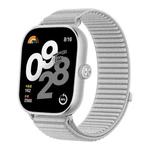 For Redmi Watch 5 / Watch 4 Woven Nylon Hook And Loop Fastener Watch Band(Gray)