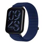 For Xiaomi Smart Band 9 Pro / 8 Pro Woven Nylon Hook And Loop Fastener Watch Band(Azure)