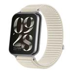 For Xiaomi Smart Band 9 Pro / 8 Pro Woven Nylon Hook And Loop Fastener Watch Band(Starlight)