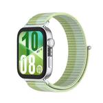 For Huawei Watch Fit 4 / Fit 4 Pro / Fit 3 Integrated Loop Nylon Watch Band(Mint Green)