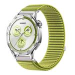 18mm Woven Nylon Hook And Loop Fastener Watch Band(Wilderness Green)