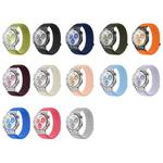 18mm Woven Nylon Hook And Loop Fastener Watch Band(Orange)