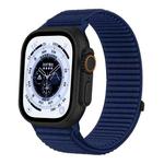For Apple Watch 42mm / 41mm / 40mm / 38mm Wild Mountain Texture Woven Nylon Watch Band(Azure)