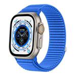 For Apple Watch 42mm / 41mm / 40mm / 38mm Wild Mountain Texture Woven Nylon Watch Band(Klein Blue)