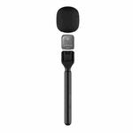 XWJ70 Portable Wireless Microphone Boom Professional Interview Recording Microphone Handheld Stick(Black)