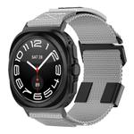 For Samsung Galaxy Watch Ultra 47mm Kalebol Braided Nylon Sport Watch Band(Gray)