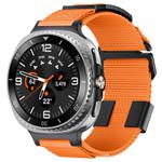 For Samsung Galaxy Watch 8 40mm / 44mm Kalebol Braided Nylon Sport Watch Band(Orange)