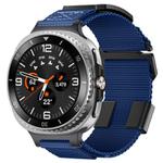 For Samsung Galaxy Watch 8 40mm / 44mm Kalebol Braided Nylon Sport Watch Band(Blue)