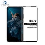 PINWUYO 9H 3D Curved Tempered Glass Film for Huawei Honor 20(black)