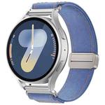 18mm Kalebol Cool Denim Magnetic Buckle Watch Band(Light Blue)