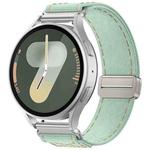 18mm Kalebol Cool Denim Magnetic Buckle Watch Band(Teal)