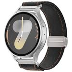 20mm Kalebol Cool Denim Magnetic Buckle Watch Band(Black)