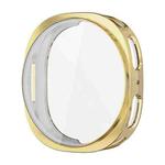 For Samsung Galaxy Watch8 40mm ENKAY Hat-Prince Full Coverage Electroplated Soft TPU Case with Screen Protection(Golden)