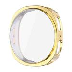 For Samsung Galaxy Watch8 44mm ENKAY Hat-Prince Full Coverage Electroplated Soft TPU Case with Screen Protection(Golden)