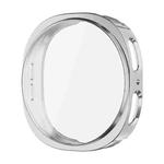 For Samsung Galaxy Watch8 44mm ENKAY Hat-Prince Full Coverage Electroplated Soft TPU Case with Screen Protection(Silver)