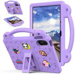 For Xiaomi  Redmi Pad 2  11 2025 Handle Kickstand Children EVA Shockproof Tablet Case(Light Purple)