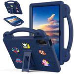 For Xiaomi  Redmi Pad 2  11 2025 Handle Kickstand Children EVA Shockproof Tablet Case(Navy Blue)
