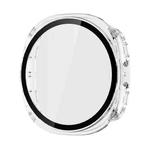 For Samsung Galaxy Watch8 44mm ENKAY Hat-Prince Full Coverage Tempered Glass Film Integrated PC Watch Case(Transparent)