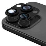 For iPhone 16 Pro Max Kalebol Precise Alignment Stepped Eagle Eye Metal Lens Film(Black)