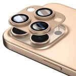 For iPhone 16 Pro Max Kalebol Precise Alignment Stepped Eagle Eye Metal Lens Film(Desert)