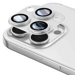 For iPhone 16 Pro Kalebol Precise Alignment Stepped Eagle Eye Metal Lens Film(Silver)
