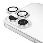 For iPhone 16  Kalebol Precise Alignment Stepped Eagle Eye Metal Lens Film(Silver)