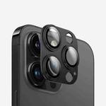 For iPhone 14 Pro Max Kalebol Precise Alignment Stepped Eagle Eye Metal Lens Film(Black)