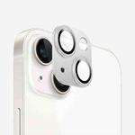 For iPhone 14 Kalebol Precise Alignment Stepped Eagle Eye Metal Lens Film(Silver)