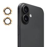 For iPhone 17 ENKAY 9H Rear Lens Aluminium Alloy Tempered Glass Film(Golden)