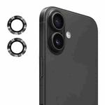 For iPhone 17 ENKAY 9H Rear Lens Aluminium Alloy Tempered Glass Film(Graphite Ggrey)