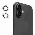 For iPhone 17 ENKAY 9H Rear Lens Aluminium Alloy Tempered Glass Film(Silver)