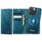 For iPhone 14 Pro CaseMe C49 MagSafe RFID Blocking Detachable Wallet Leather Phone Case(Green)