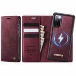 For Samsung Galaxy A15 CaseMe C49 Magnetic RFID Blocking Detachable Wallet Leather Phone Case(Red)