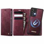 For Samsung Galaxy A16 5G CaseMe C49 Magnetic RFID Blocking Detachable Wallet Leather Phone Case(Red)