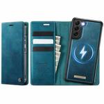 For Samsung Galaxy A52 / A52s CaseMe C49 Magnetic RFID Blocking Detachable Wallet Leather Phone Case(Green)