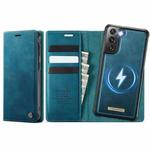 For Samsung Galaxy A55 / A35 5G CaseMe C49 Magnetic RFID Blocking Detachable Wallet Leather Phone Case(Green)