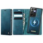For Samsung Galaxy S21 Ultra 5G CaseMe C49 Magnetic RFID Blocking Detachable Wallet Leather Phone Case(Green)