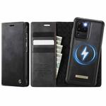 For Samsung Galaxy S20 Ultra CaseMe C49 Magnetic RFID Blocking Detachable Wallet Leather Phone Case(Black)