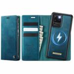 For Samsung Galaxy S20 Ultra CaseMe C49 Magnetic RFID Blocking Detachable Wallet Leather Phone Case(Green)