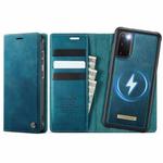 For Samsung Galaxy S20 CaseMe C49 Magnetic RFID Blocking Detachable Wallet Leather Phone Case(Green)